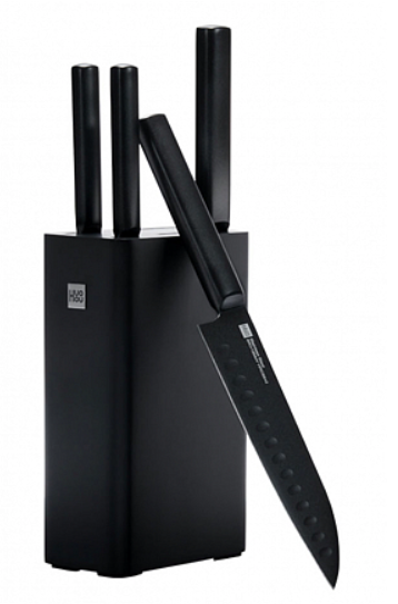 Набор Huo Hou Knife (4 ножа с подставкой) (HU0076)