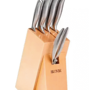 Набор Huo Hou Nano Knife (4 ножа и ножницы с подставкой) (HU0014) Silver (Серебристый) CN